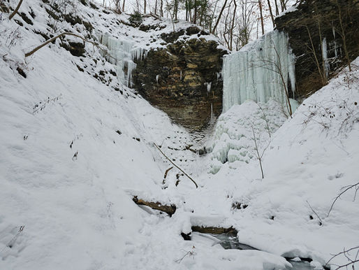 Hiking to Crazy Man's Hollow Falls in Cuyahoga Valley National Park