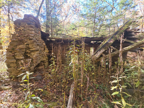 Riding Run abandoned cabin Cuyahoga Valley National Park