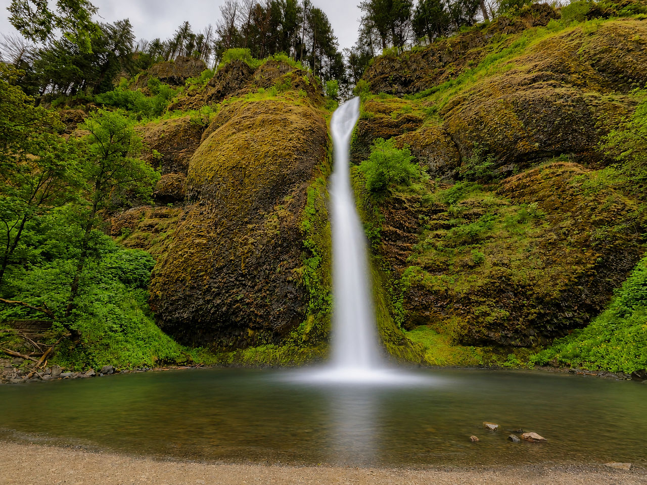 Horsetail Falls Columbia River Gorge