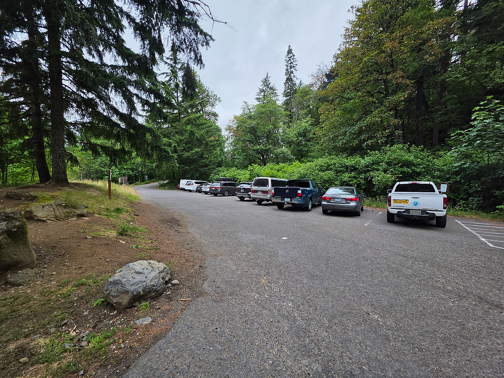 Wahclella Falls parking