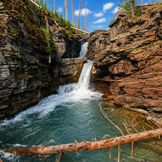 St Mary Falls Glacier National Park