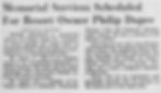 Calloway Peak plane crash newspaper article