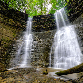 Twin Sister Falls Cuyahoga Valley National Park