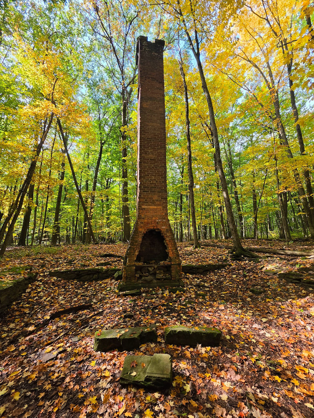 Mill Stream Run Reservation chimney
