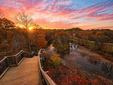 Fort Hill Rocky River Reservation sunset