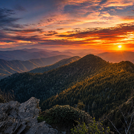 Smoky Mountains sunset