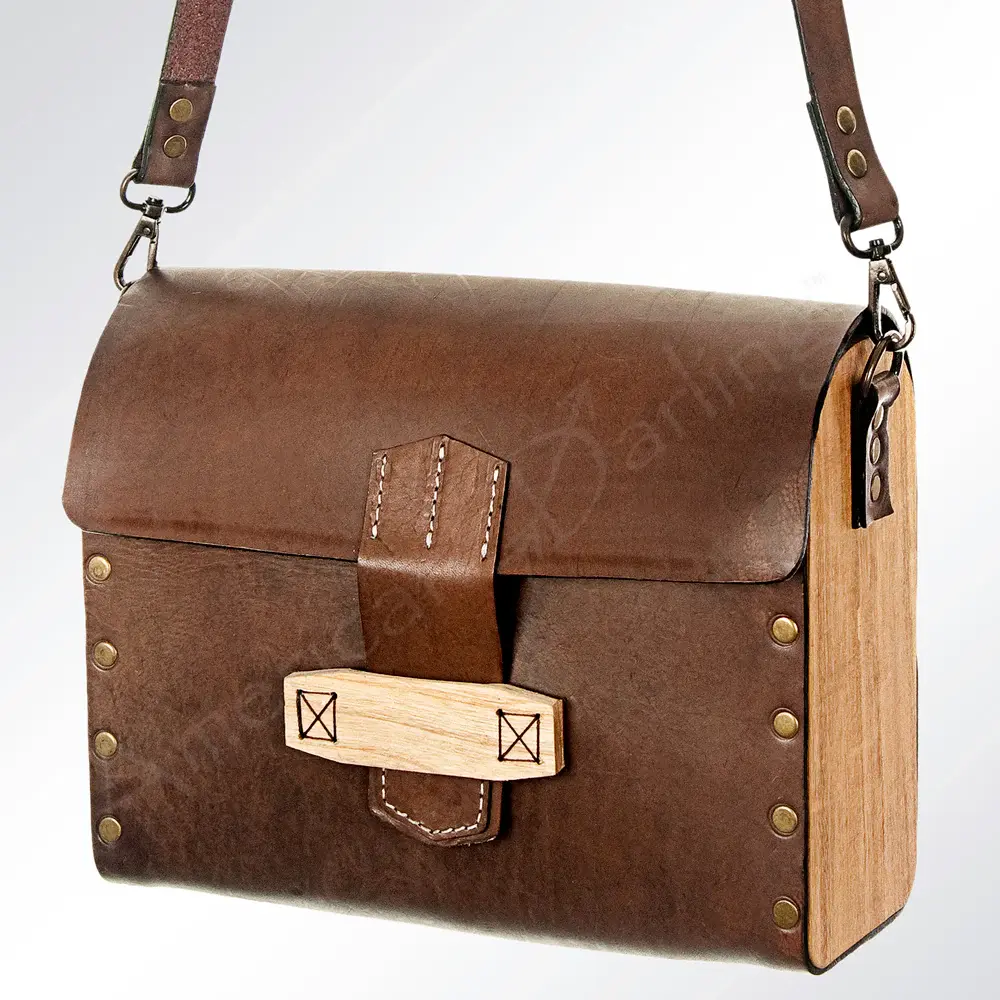 Genuine Western Leather Crossbody Bag