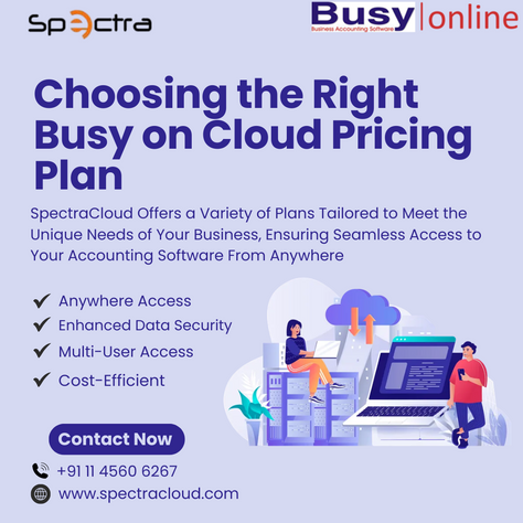 Choosing the Right Busy on Cloud Pricing Plan in India: SpectraCloud