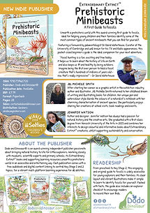 Prehistoric Minibeasts: A First Guide to Fossils - Advance Information Sheet