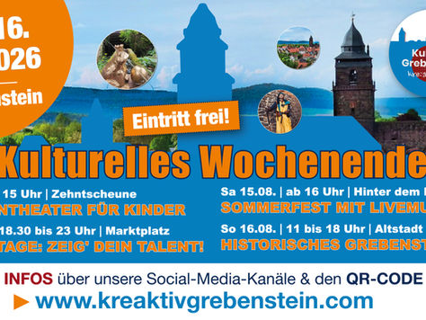 Auf euch warten u. a. ein Entenrennen auf dem Mühlengraben, ein Sommerfest mit jeder Menge handgemachter Livemusik, mittelalterliches Flair auf dem historischen Stadtfest, durch das ein musizierender Herold 