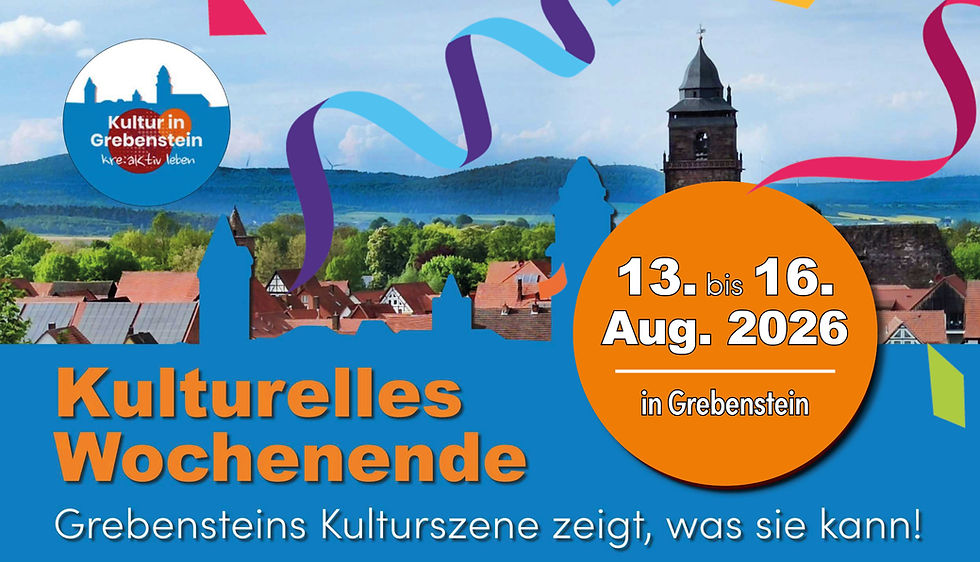 Kulturelles Wochenende 13. bis 16. August 2026