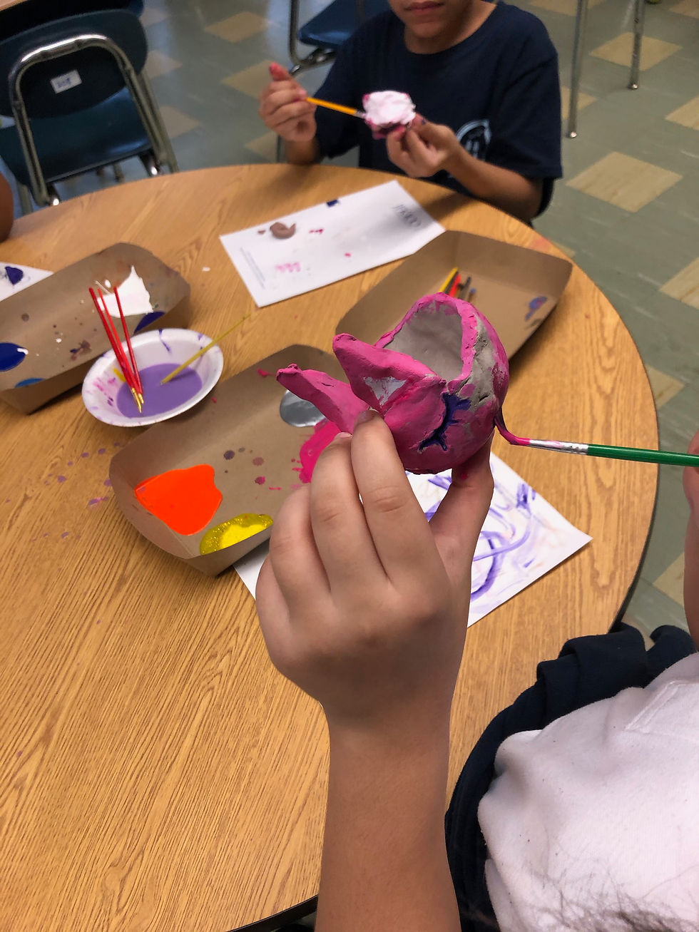 4th Grade Pinch Pots
