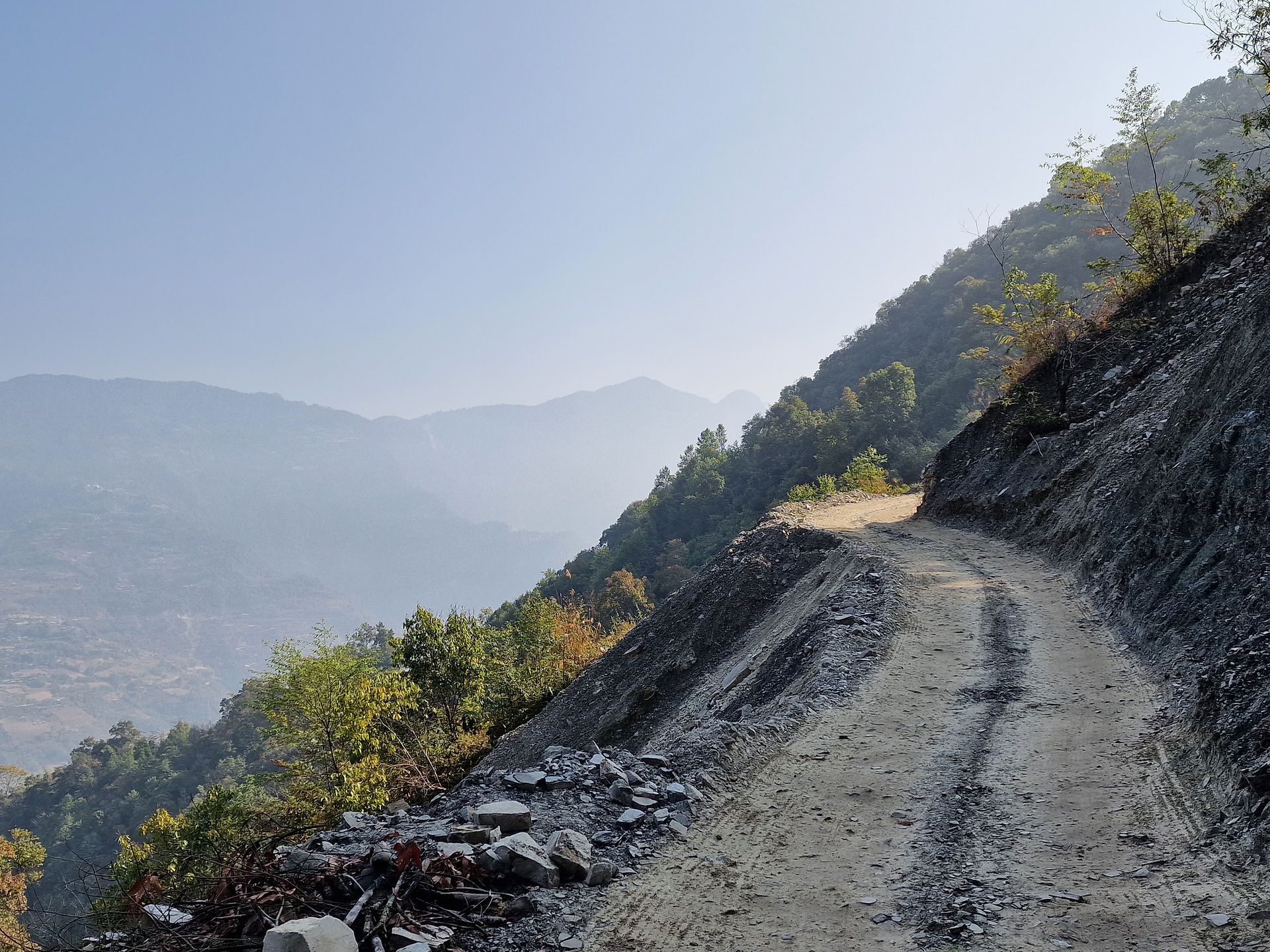 Risky road stretch