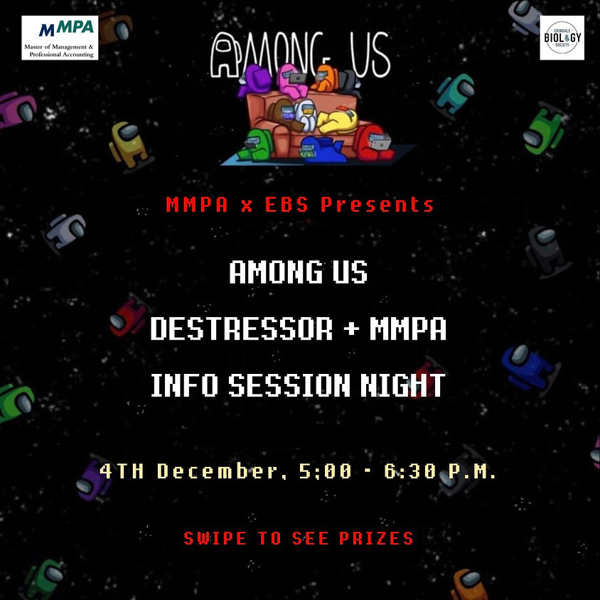 Among Us De-stressor + MMPA Info Session