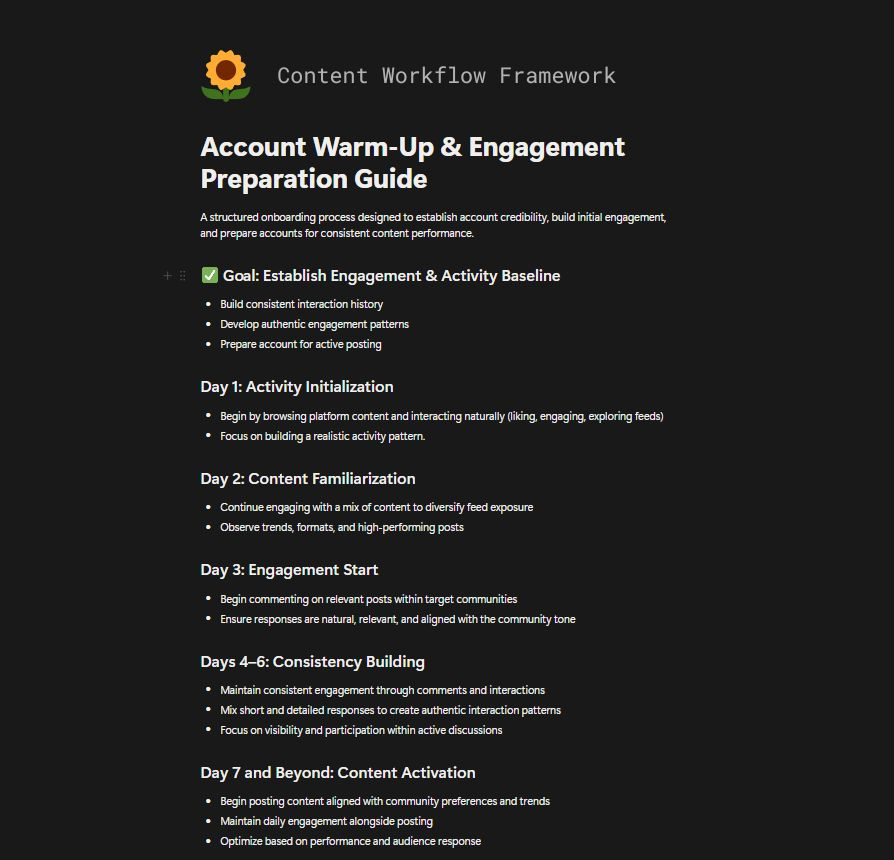 Content Workflow Framework