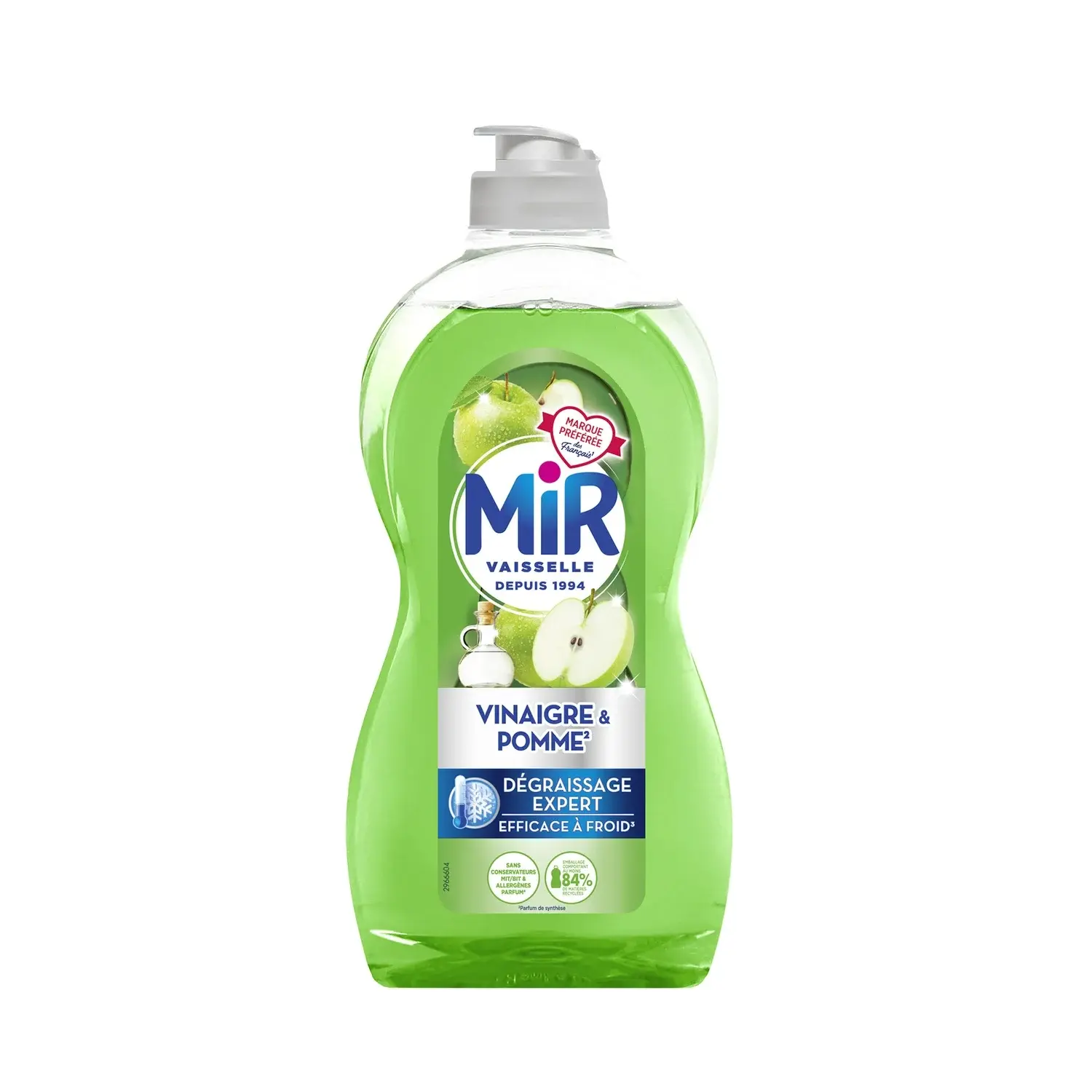 LIQ VAISELLE SUP POMME 450ML