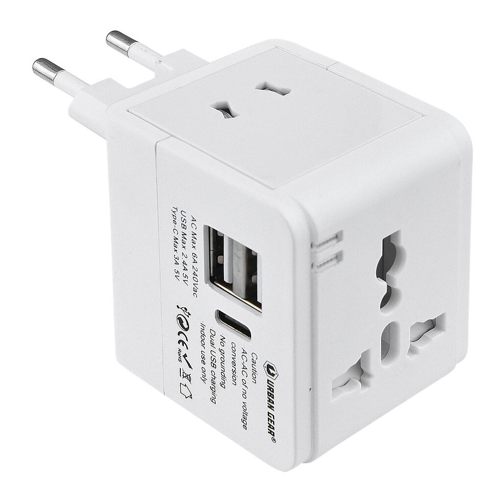Thumbnail: Universal Travel Adapter (USB + C) - Cube Pro