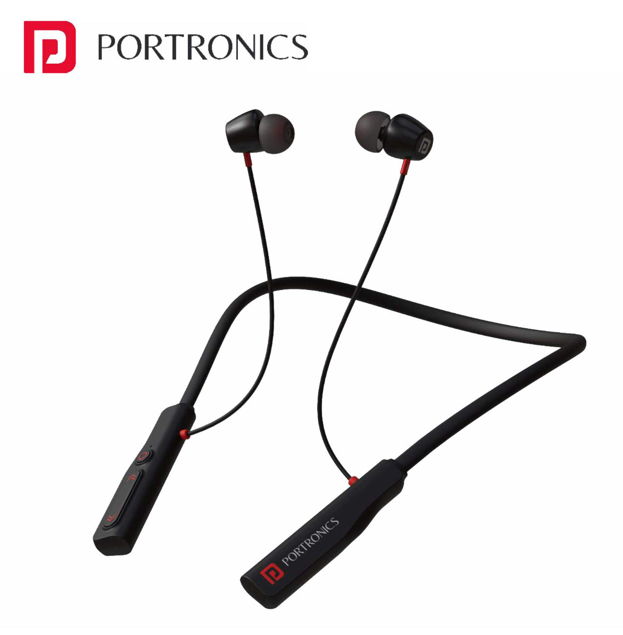 Neckband Earphones | PORTRONICS | Harmonics Z11 | D890