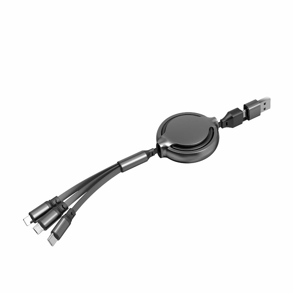 Thumbnail: 3-in-1 Charging Retracting Cable  - Yoyo Pro | UGEAR | UG-GC24 | D300