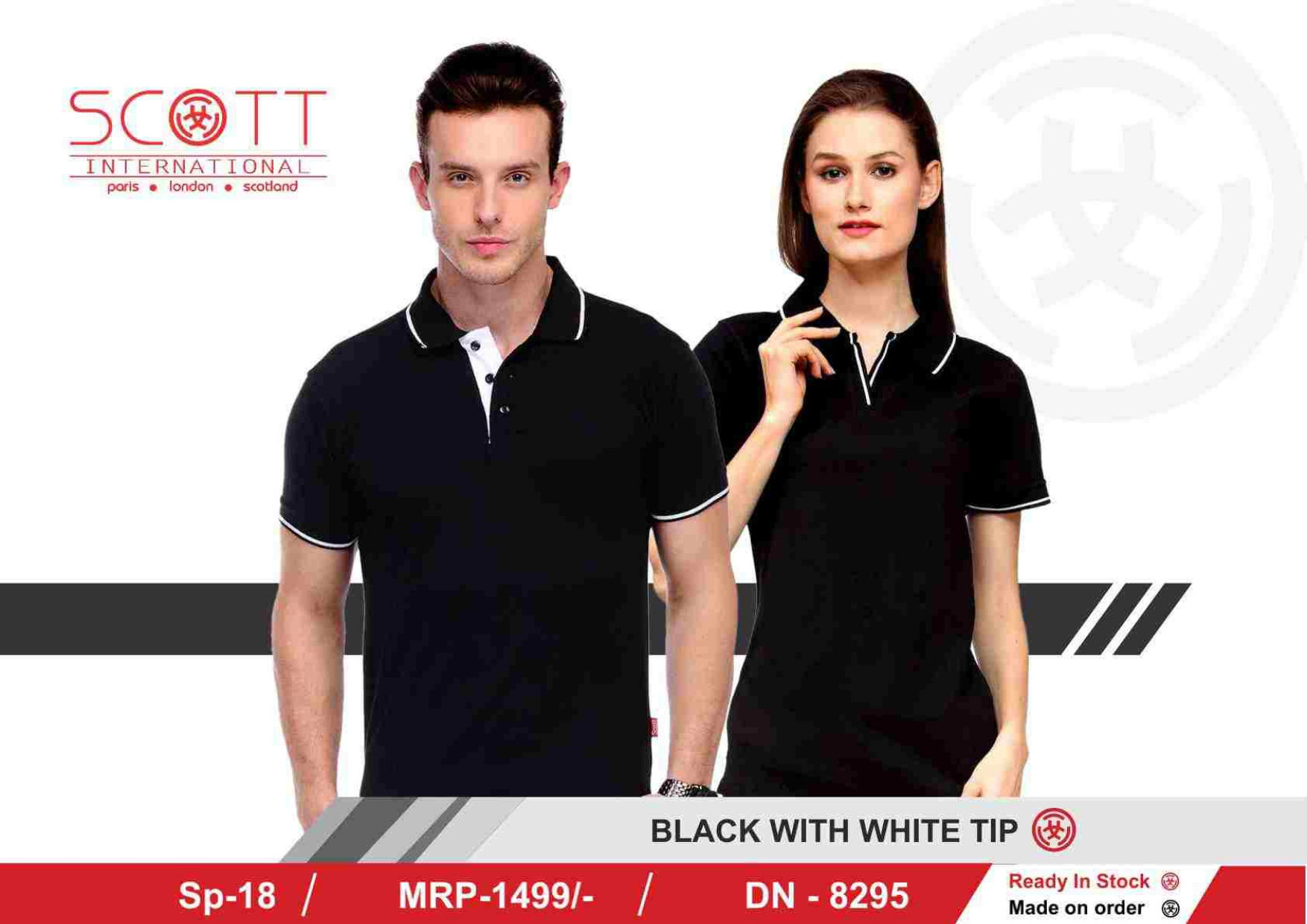SCO | Polo / Collar T-Shirts | 100% Polyester | SCO07 | D440 | MRP Rs. 1499