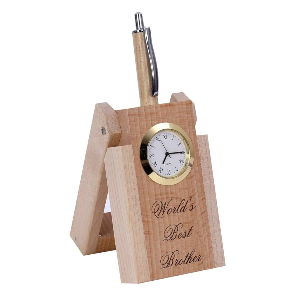 Desk pen stands Single pen with watch H