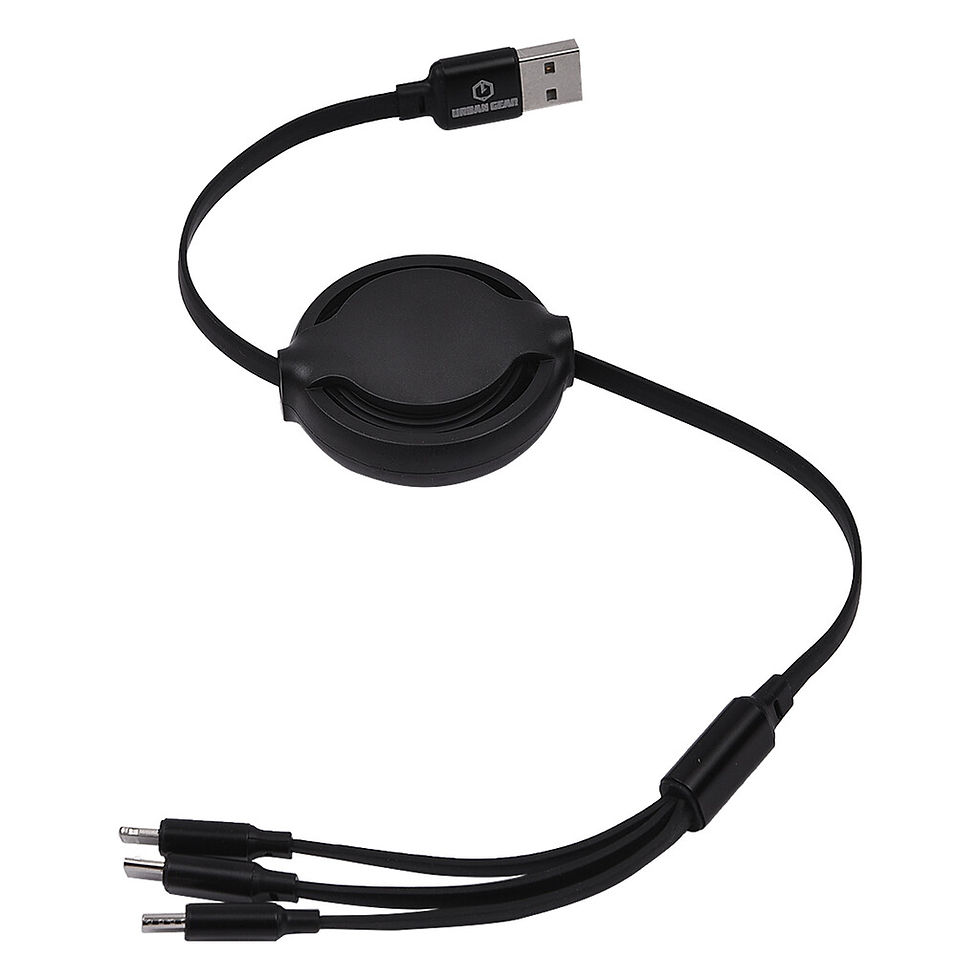 Thumbnail: 3-in-1 Charging Retracting Cable  - Yoyo Pro | UGEAR | UG-GC24 | D300