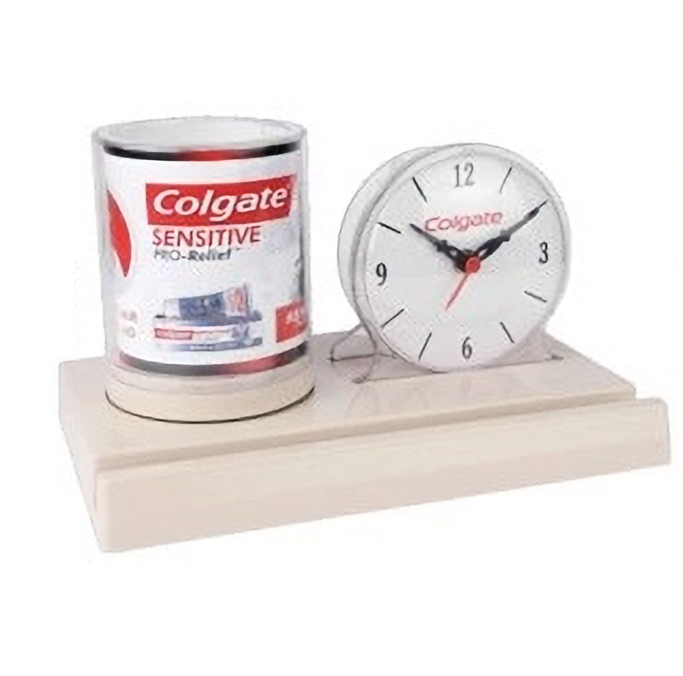 Table Clock With Pen Stand And Mobile Stand