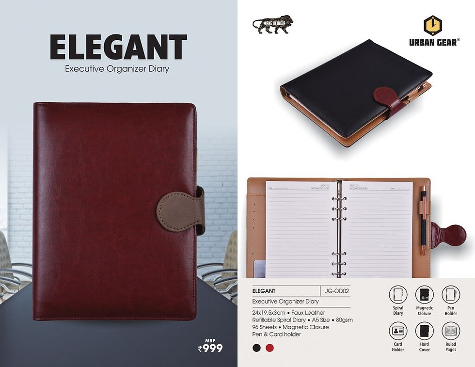 Thumbnail: Executive Organizer Diary - Elegant | UGEAR | UG-OD02 | D590