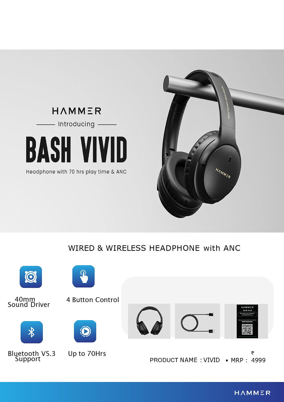 Thumbnail: Headphones | HAMMER | VIVID | D2600