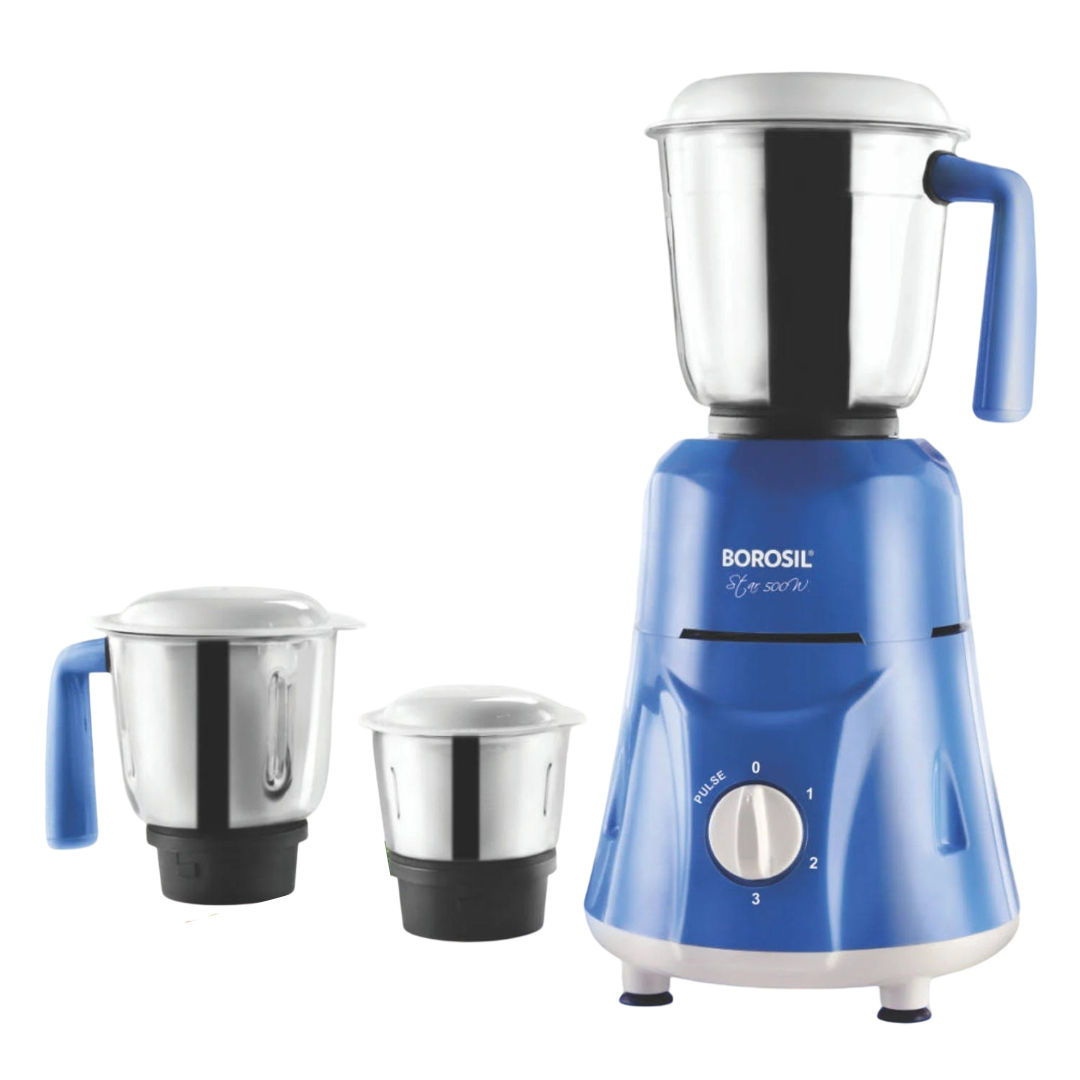 BOROSIL Star Mixer Grinder - Blue MRP- 4250