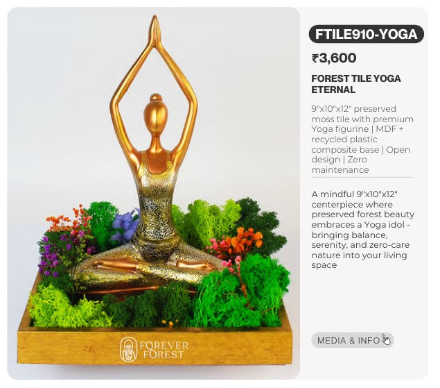 Thumbnail: Eco Friendly Forest Tile Yoga Eternal | BIO | D3600