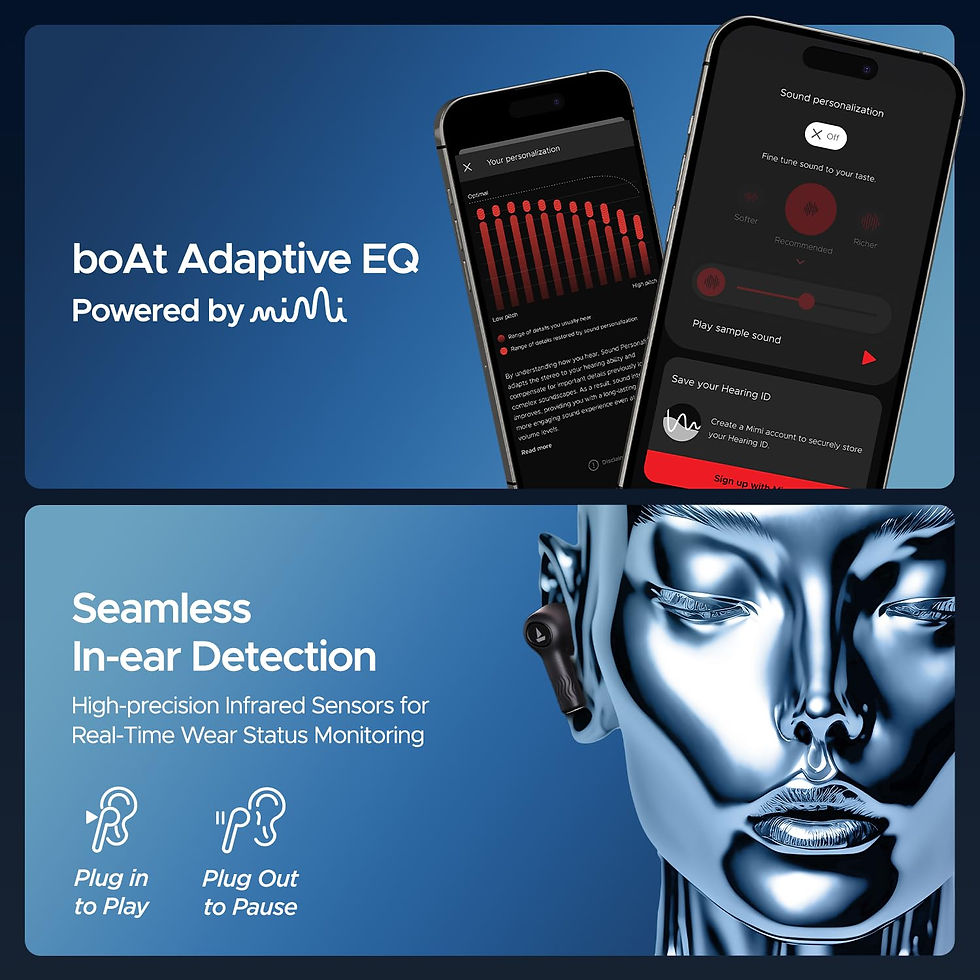 Thumbnail: Earbuds | BOAT | Nirvana ion anc | D3033 | MRP Rs. 9990