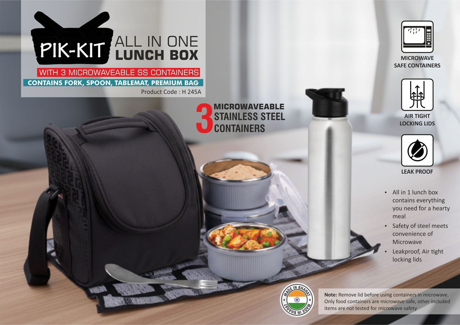 Pik-Kit: All in 1 Lunch box | EAEA | H245a | D1748
