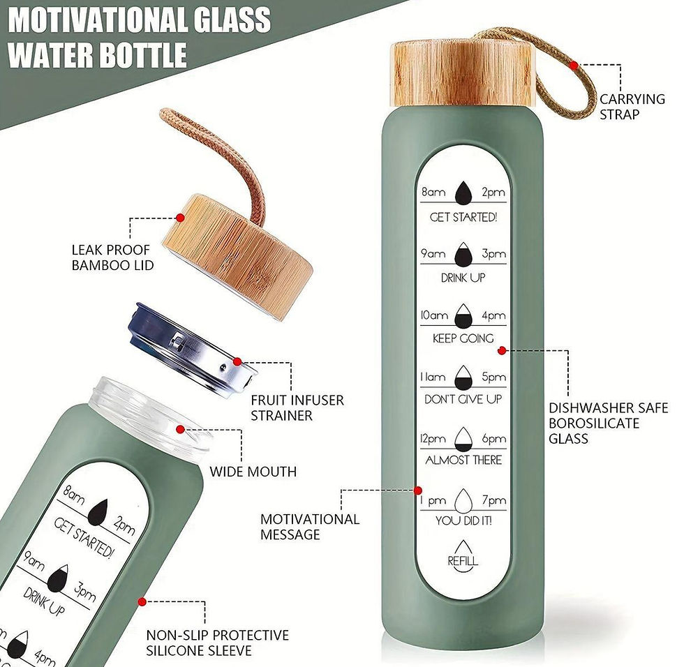 Thumbnail: Glass Motivational Bottle | JST | Glass | NE 30 | D480