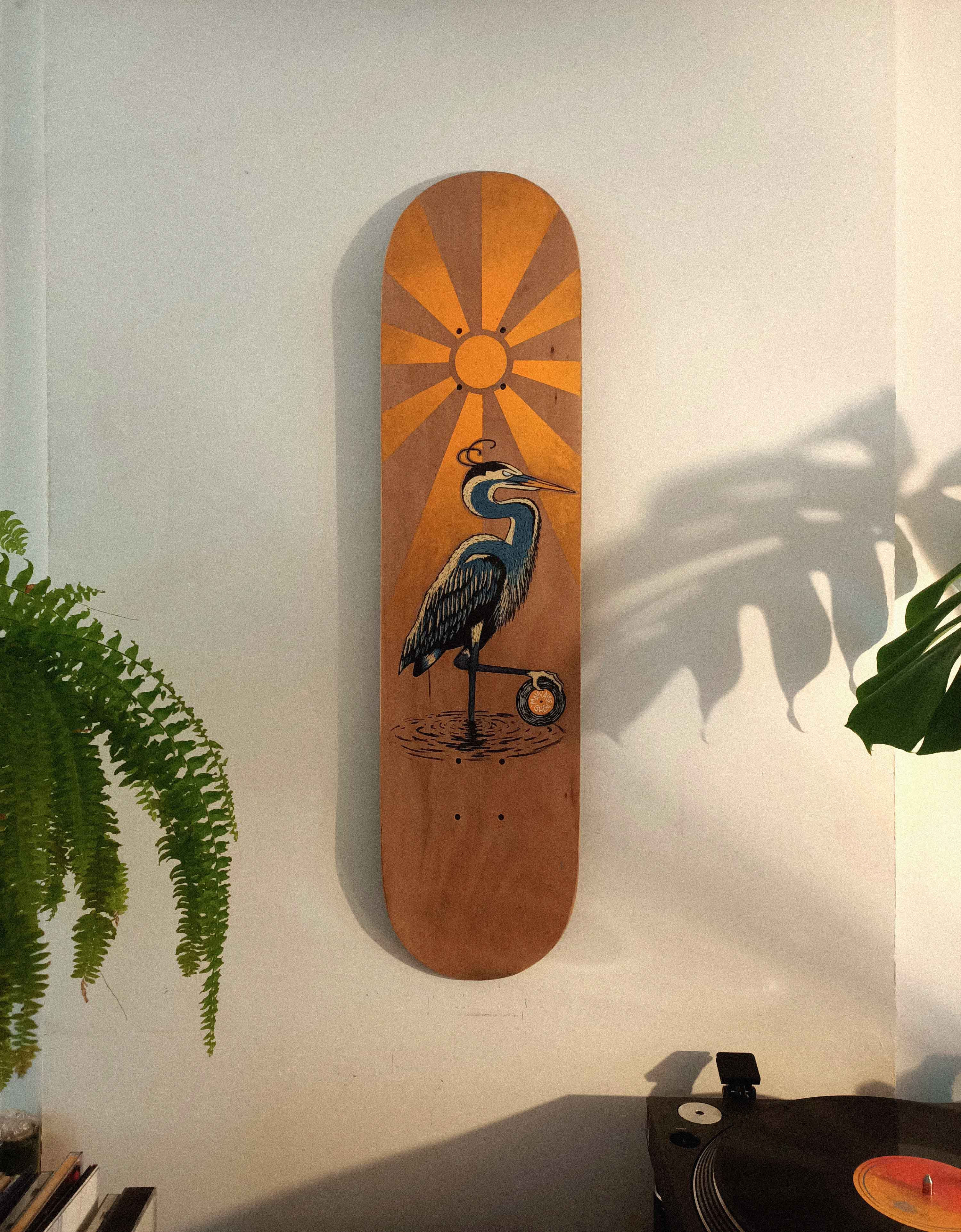 Skate original "Papa Héron Dubplate"