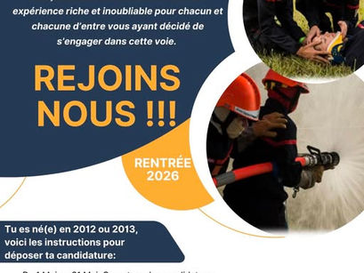 Rejoindre les sapeur pompier de la sarthe