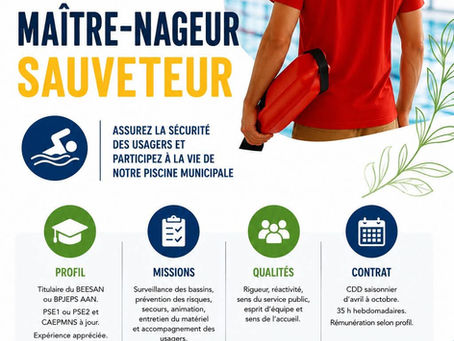 Recherche- Maître- Nageur- Sauveteur