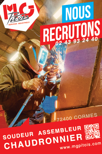 MG Pitois recrute - soudeur assembleur chaudronnier
