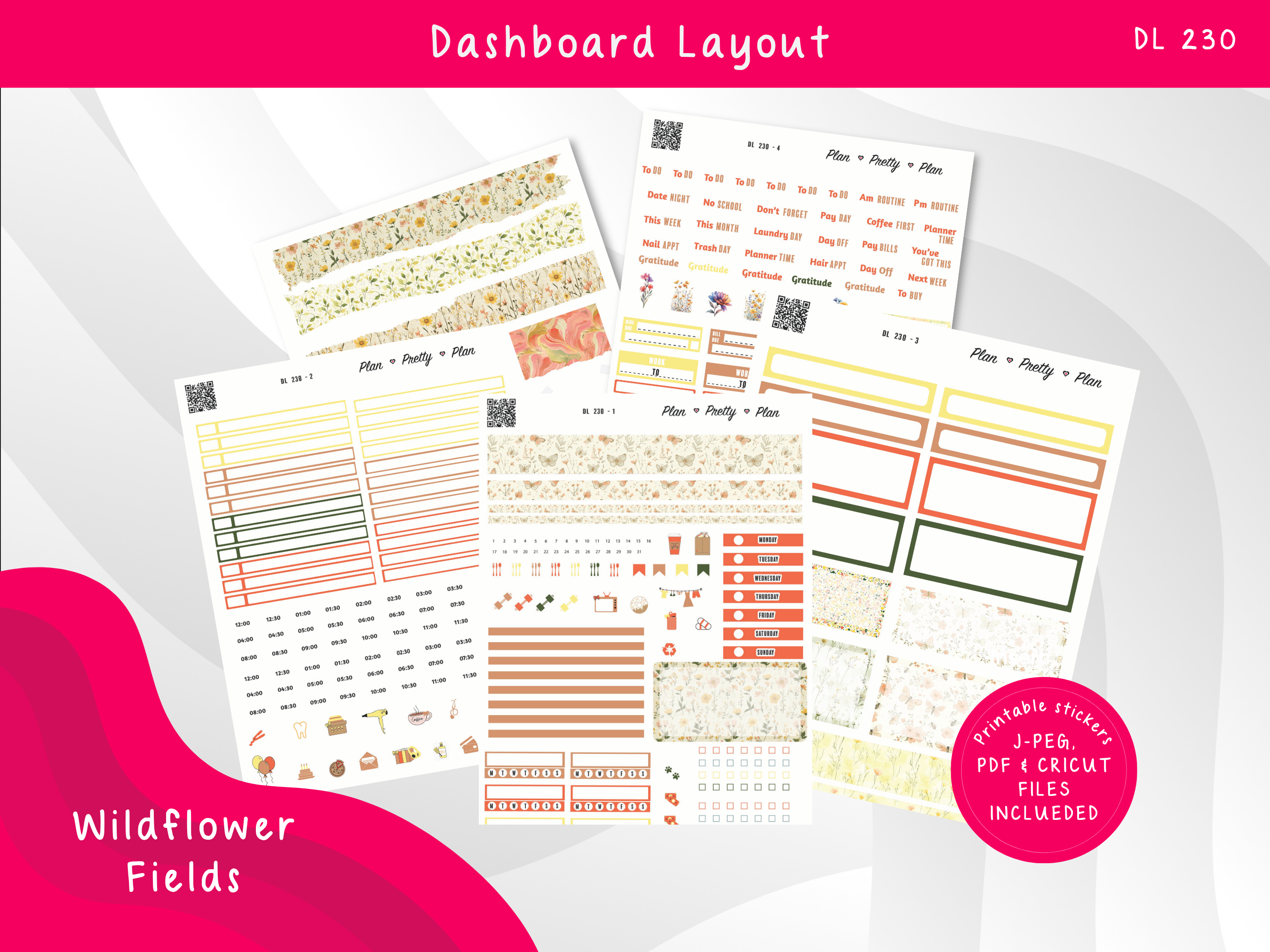 DASHBOARD LAYOUT - Wildflower Fields