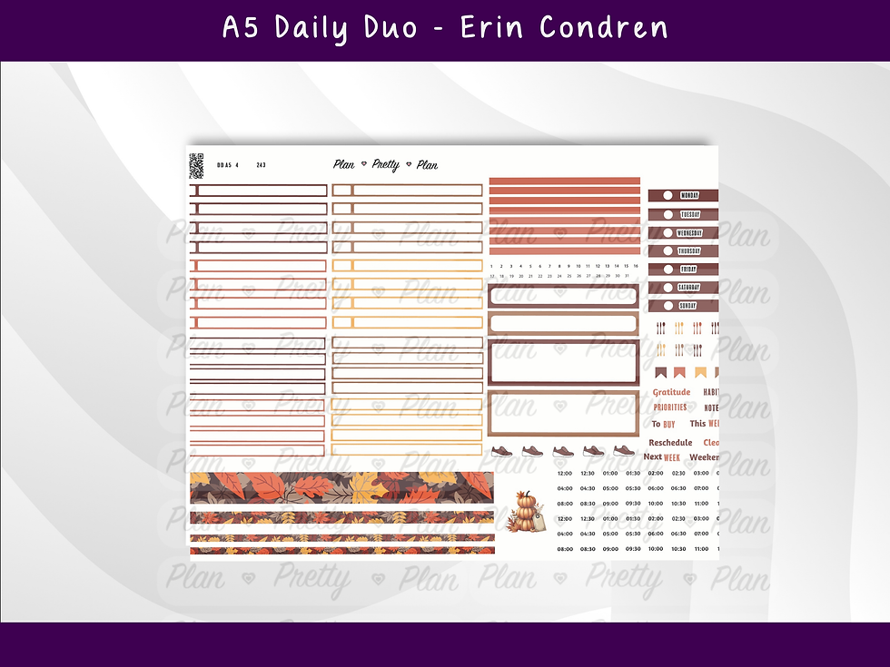 Thumbnail: A5 Daily Duo -  Pumpkin Pie Season