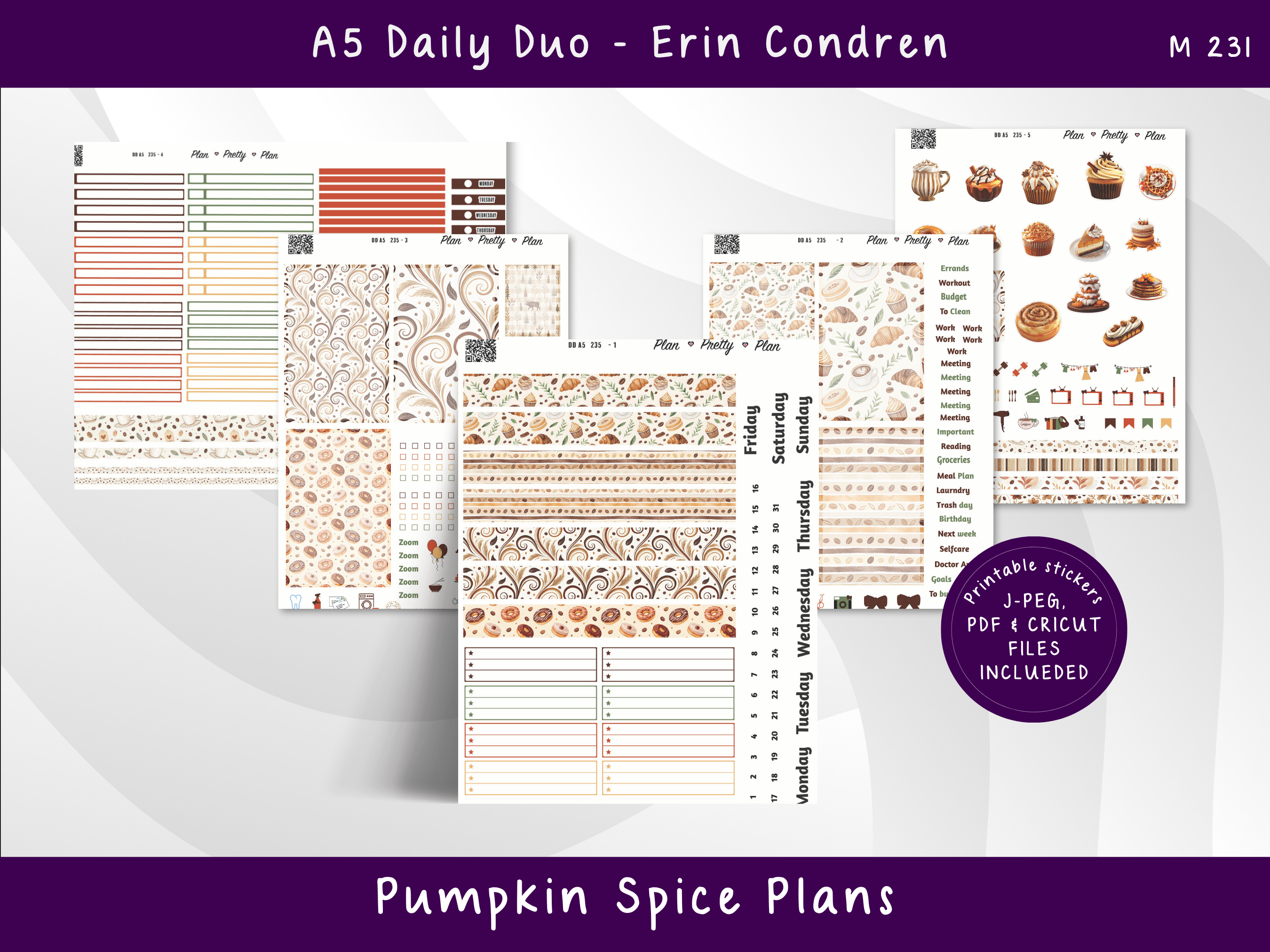 A5 Daily Duo - Pumpkin Spice