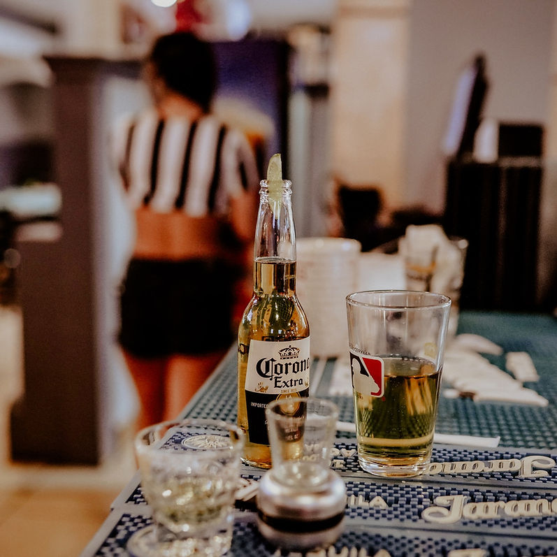 corona and shot