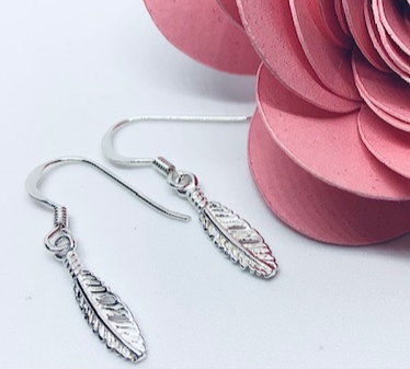 Thumbnail: Sterling Silver Feather Set