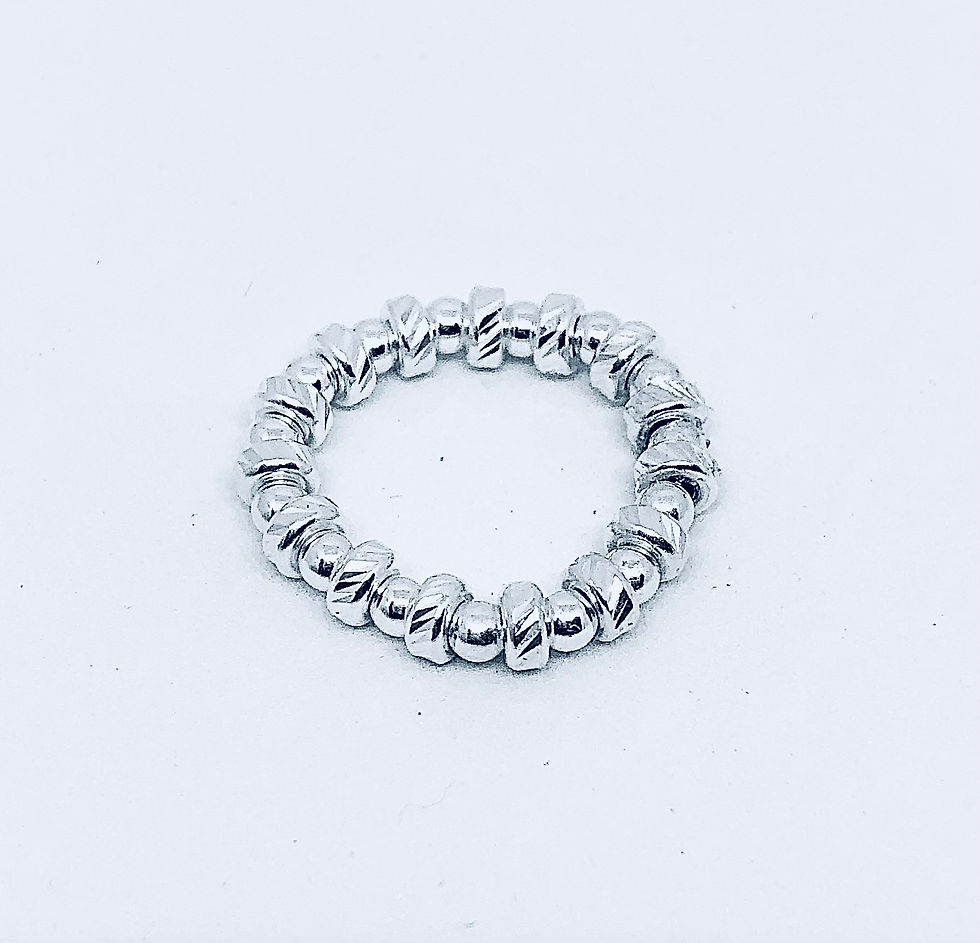 Thumbnail: Sterling Silver Open Heart with Stacker Set