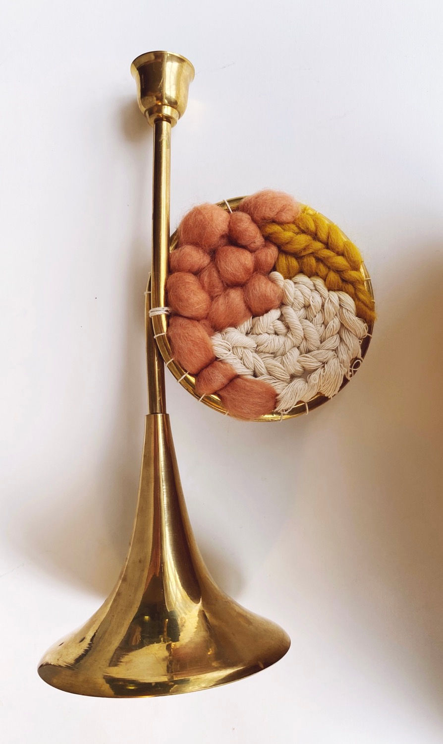 Thumbnail: A Subtle Eclipse - Fox Hunting Horn Candlestick Holder