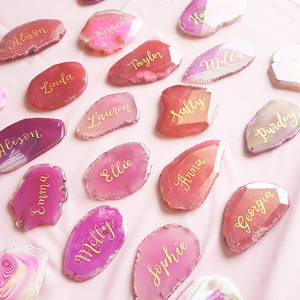 Agate Placecards