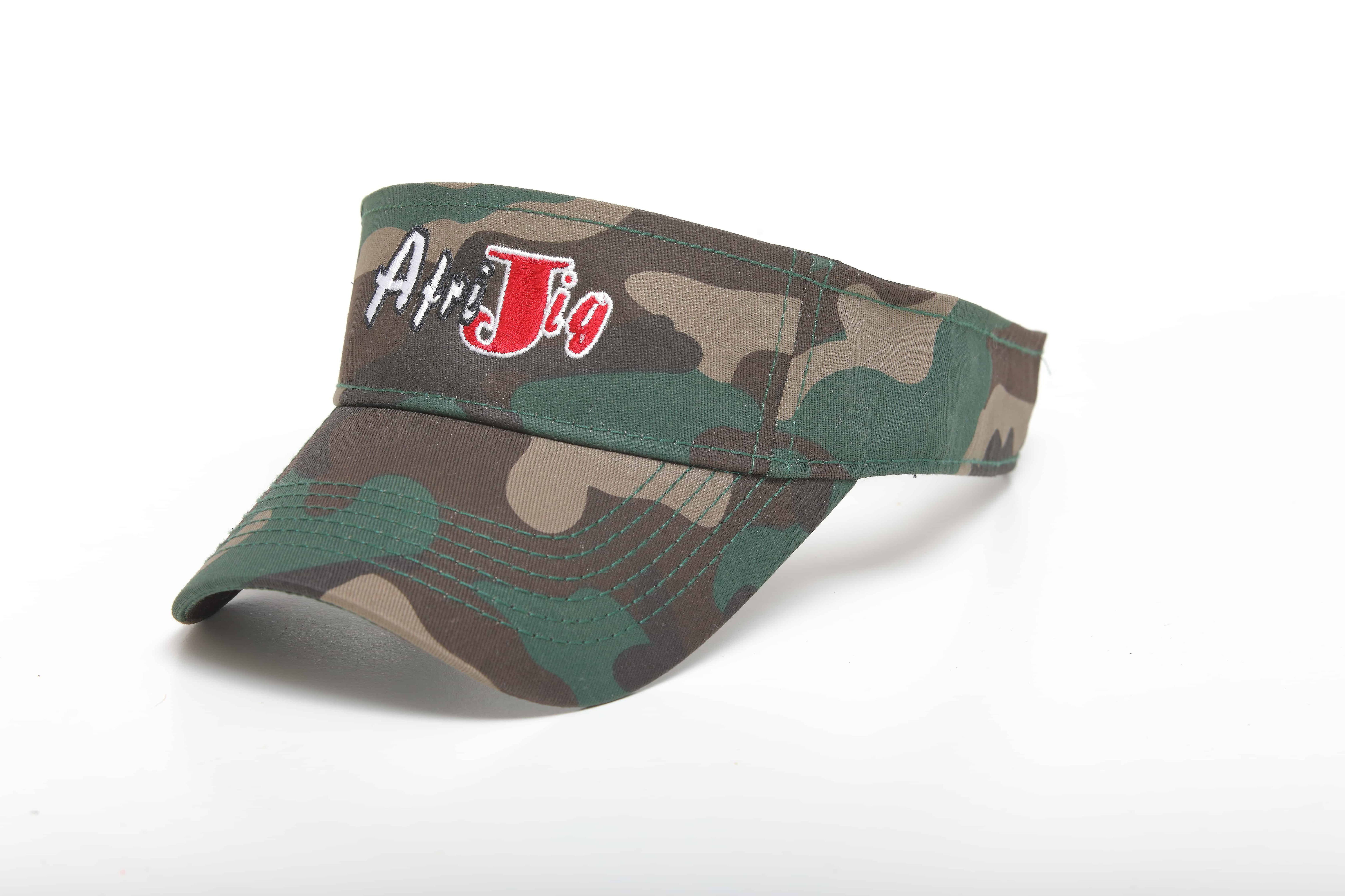 Afri Jigs Visor Camo Cap  Fishing Apparel