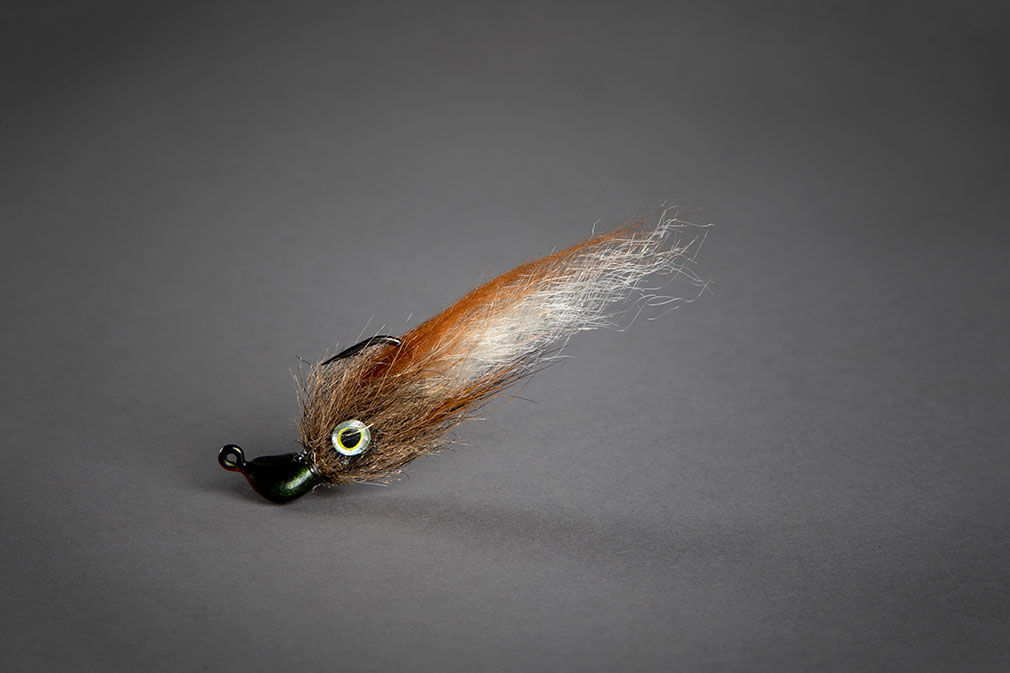 Afri Jig Brown & Bronze 1/4oz Yellow Fish Lure