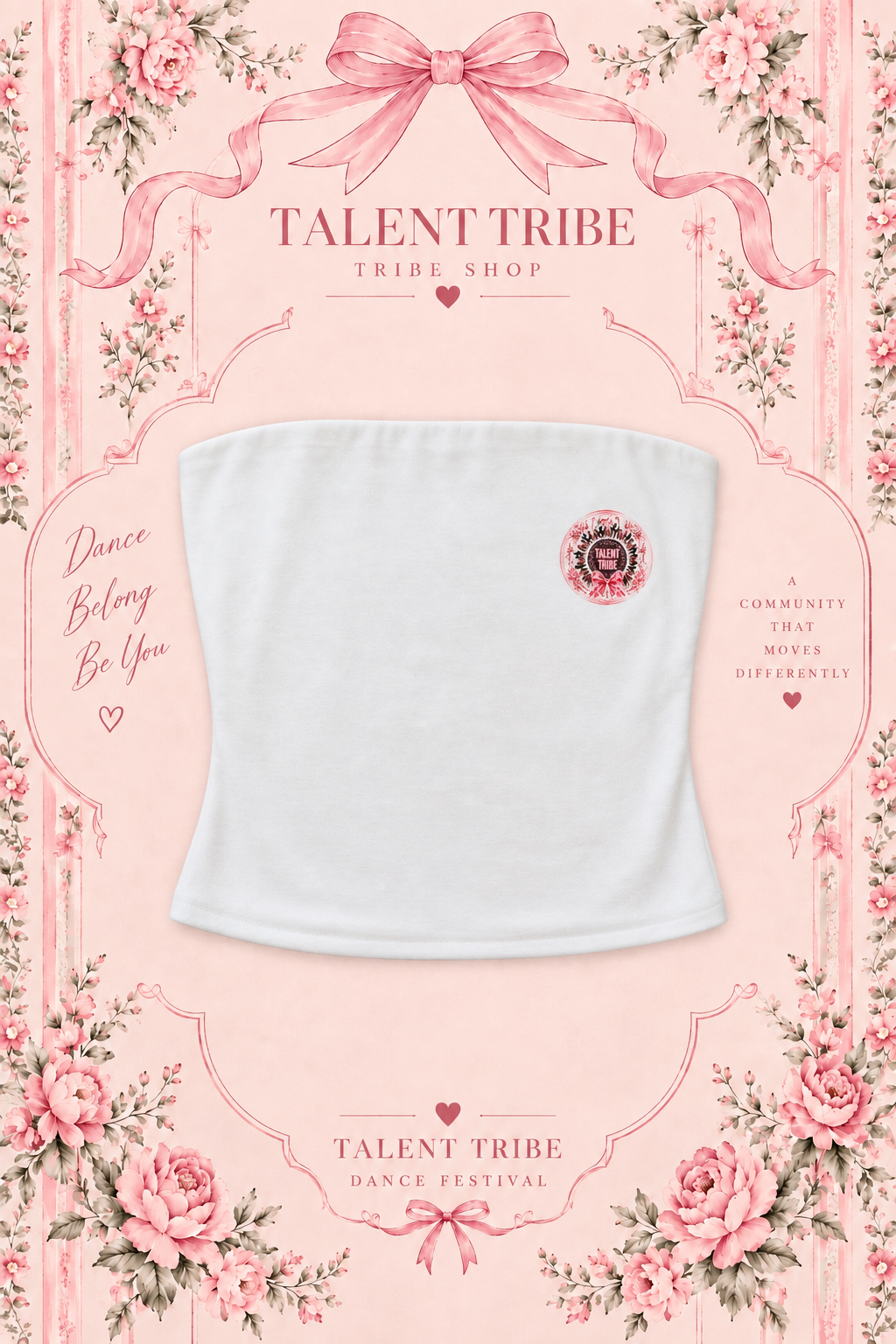 Bow & Bloom Bandeau Top