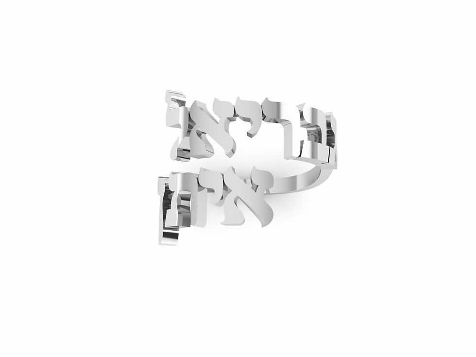 Thumbnail: Two Name Twist Ring